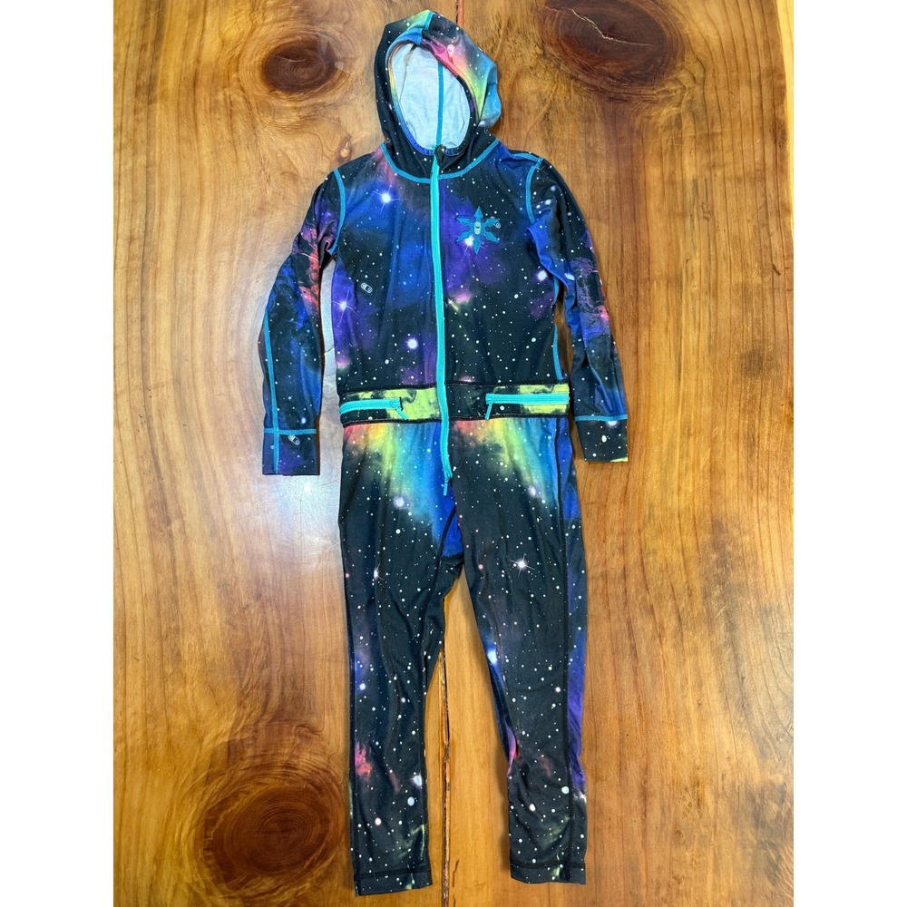 Airblaster Ninja Suit XS 5-6 Galaxy Print Hooded Zip Polyester Ski S3-15